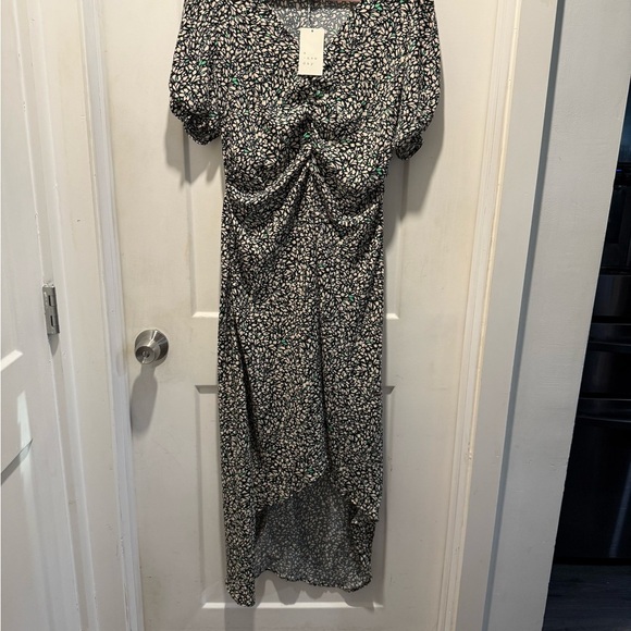 NWT A New Day Black and White High Low maxi Dress size M - Picture 1 of 6
